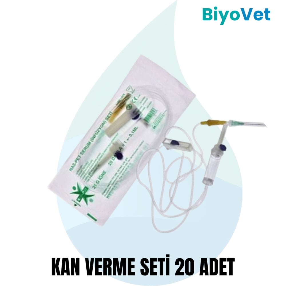 KAN VERME SETİ 20 ADET