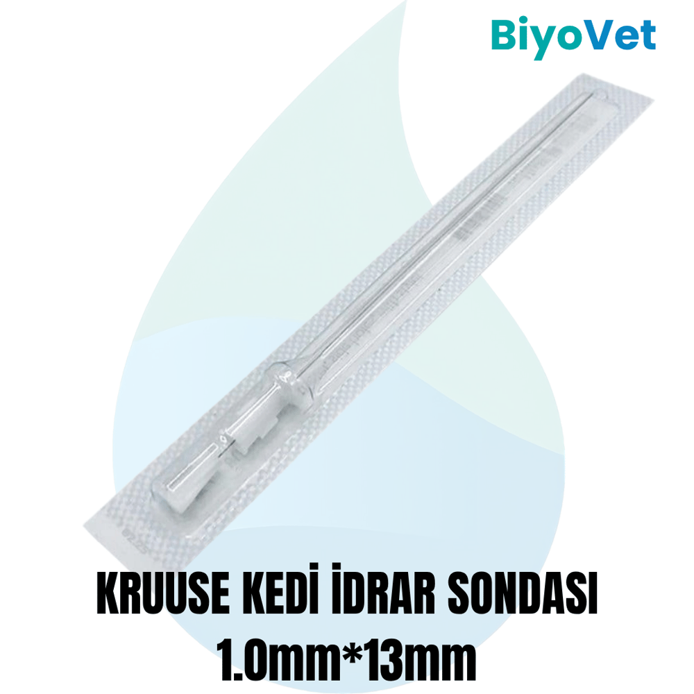 KRUUSE KEDİ İDRAR SONDASI MANDRENLİ 1.0*13mm