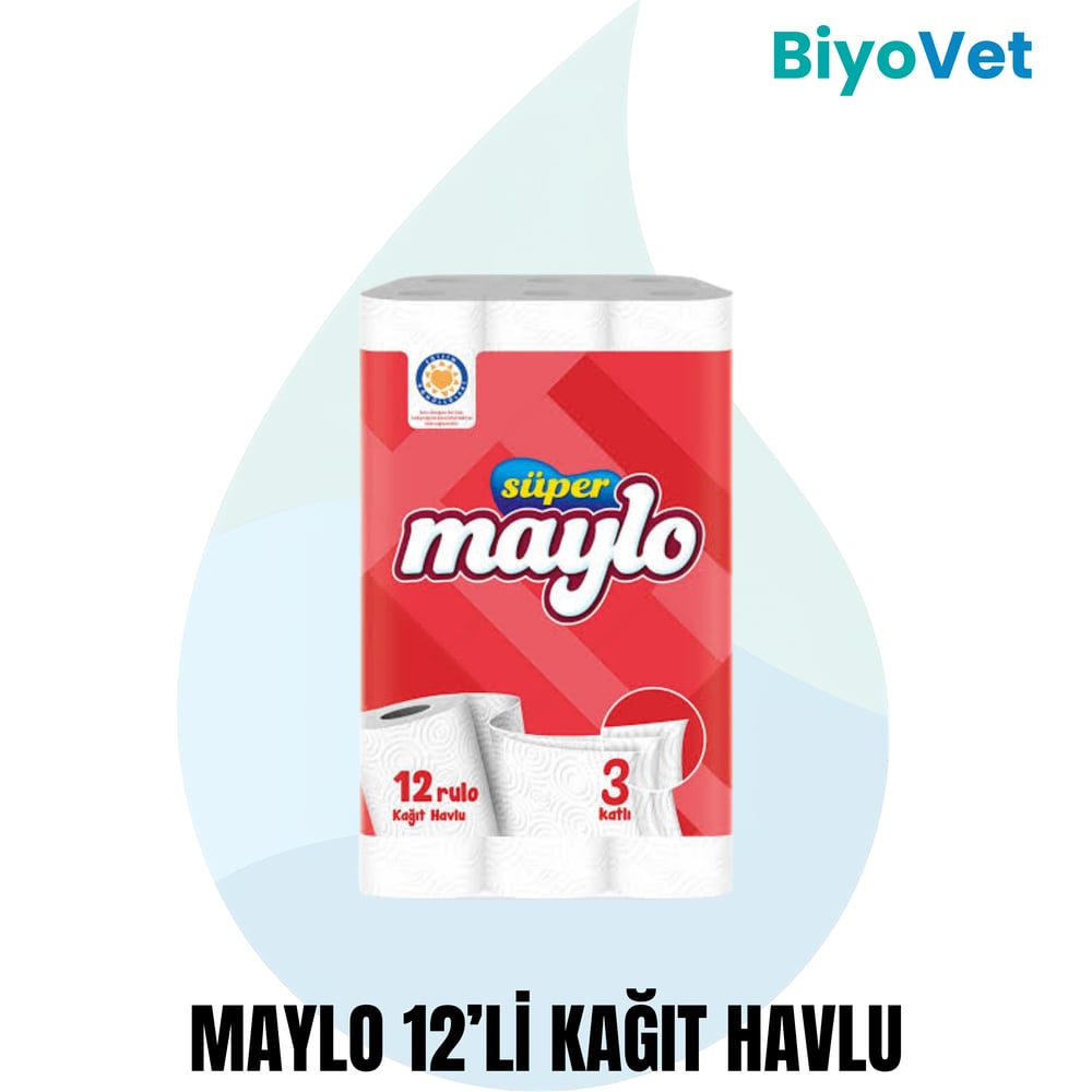 MAYLO KAĞIT HAVLU 3KATLI 12'li*4 ADET