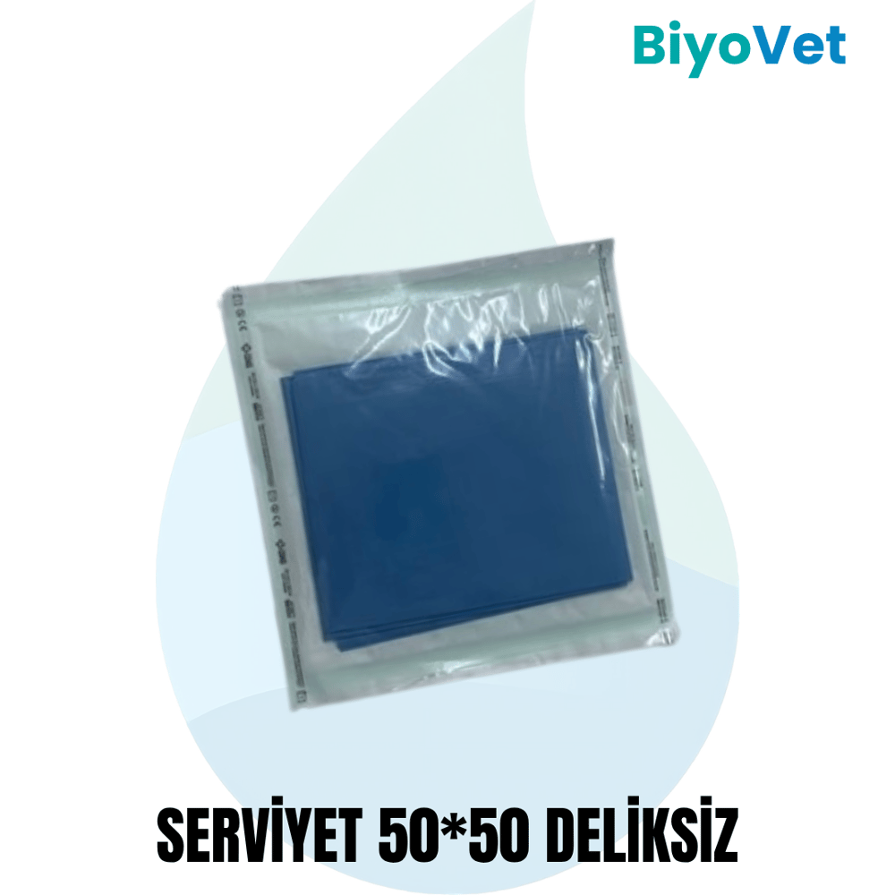 SERVİYET STERİL 50cm*50cm DELİKSİZ