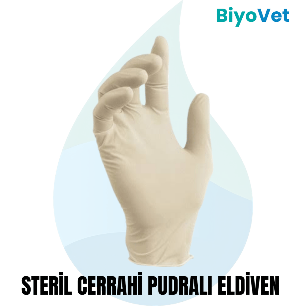 STERİL PUDRALI CERRAHİ ELDİVEN 50 ADET
