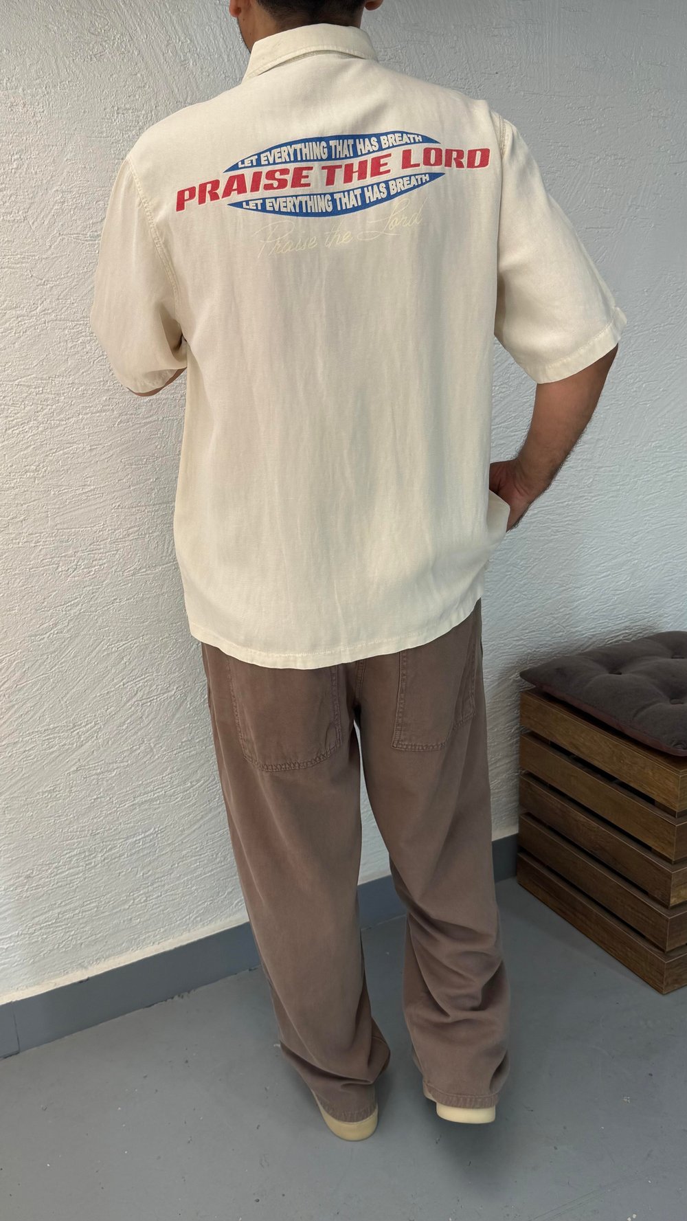 Baskı Detay Oversize Gömlek