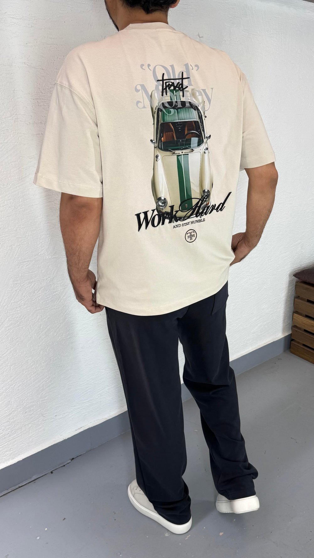 Baskı Ve Nakış Detay Oversize TShirt
