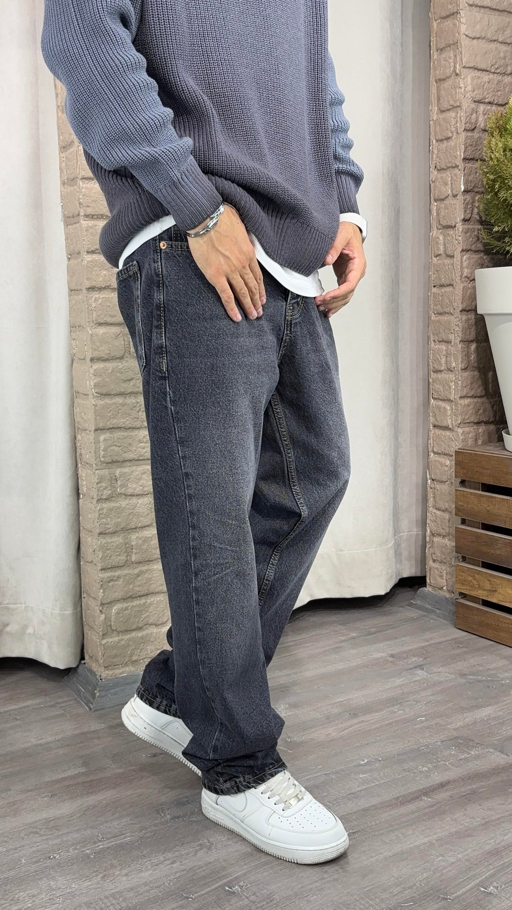 Denim Baggy Pantolon