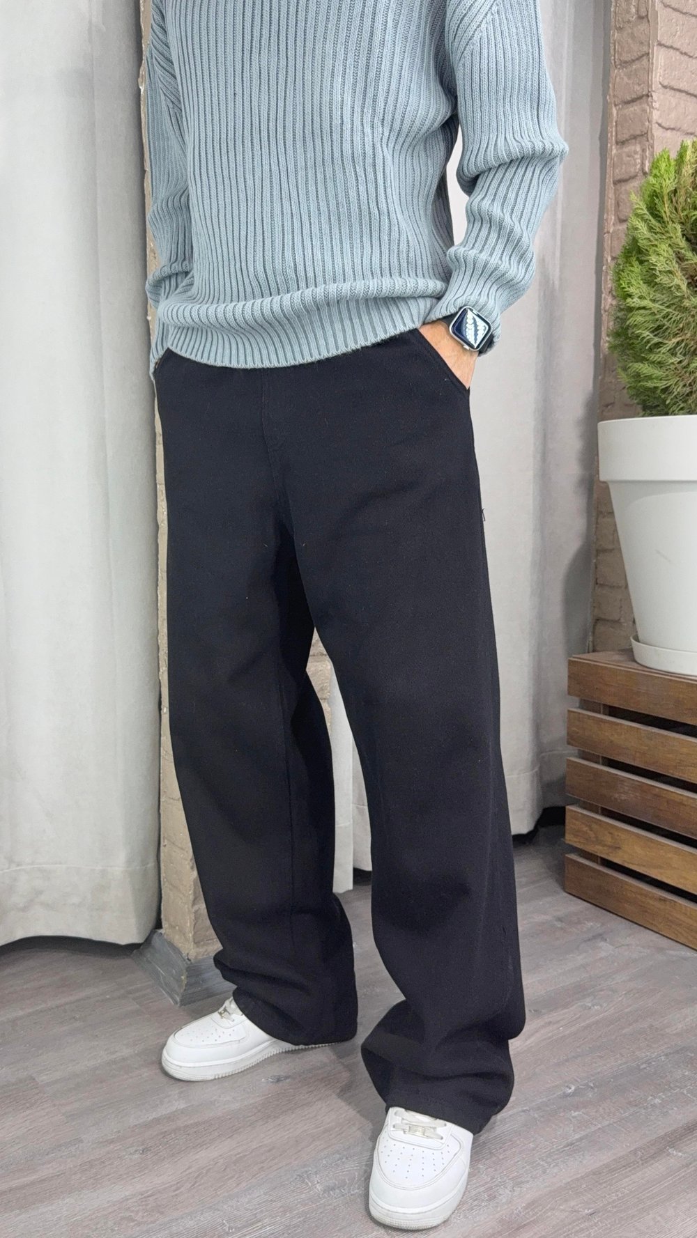 Gabardin Ultra Baggy Pantolon