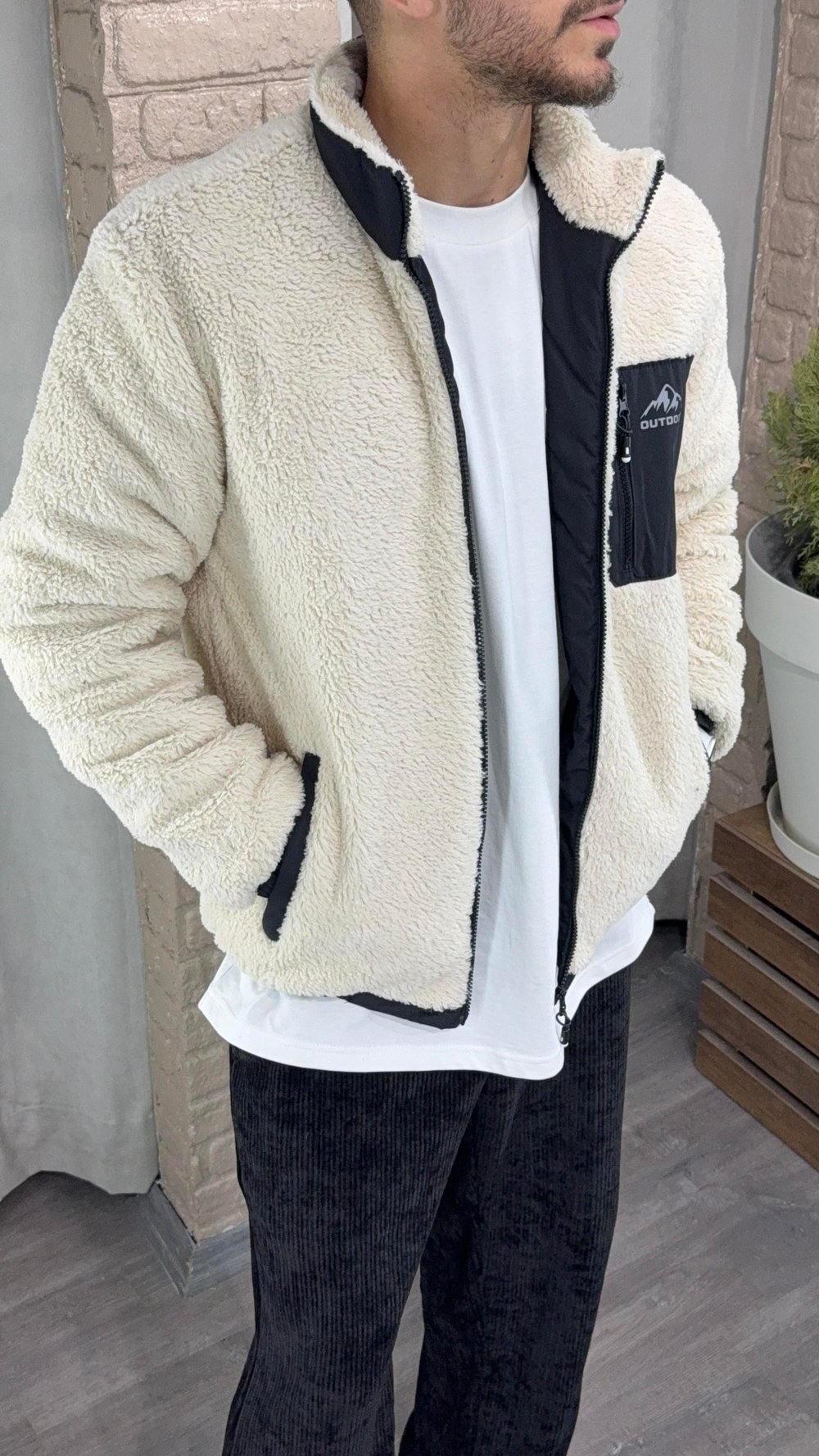 Peluş Astarlı Mont