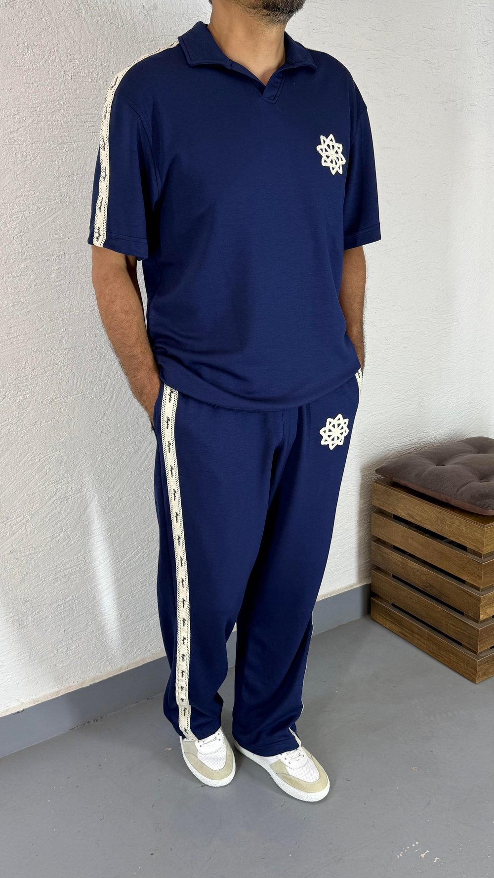 Polo Yaka TShirt ve Baggy Pantolon Takım
