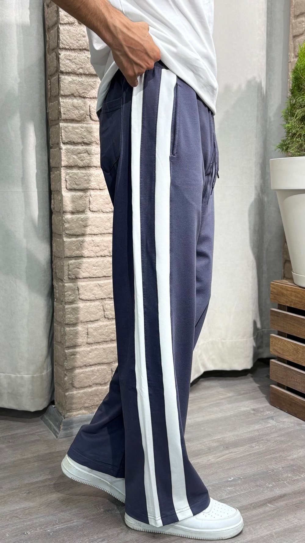 Şeritli Baggy Eşofman