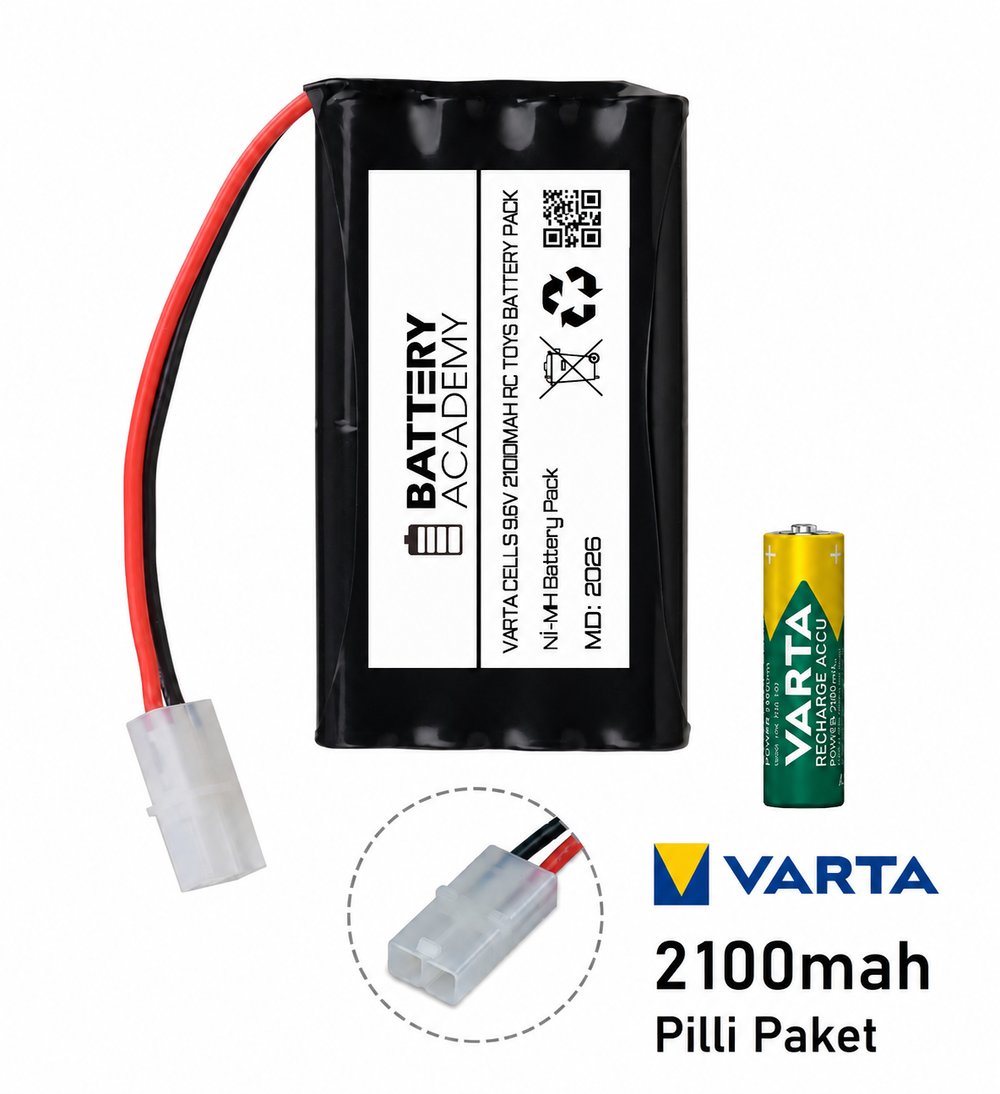 9.6V 2100mAh Varta Pilli Tamiya Soketli Oyuncak Pili - Pilgross9.6V 2100mAh Varta Pilli Tamiya Soketli Oyuncak Pili - PilgrossOyuncak Pilleri
