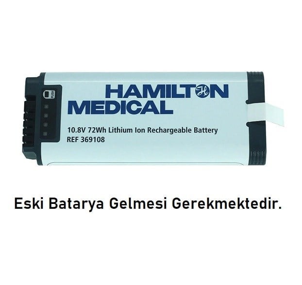 Hamilton C1 / T1 / MR1 Ventilatör Uyumlu 10.8V Li-ion Medikal Batarya Pil Değişimi - Pilgross