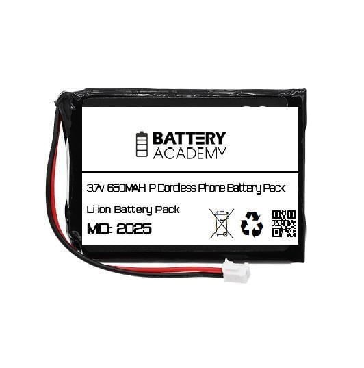 Mitel 5603 5613 5614 için 3.7v 650mah Li-ion IP Telsiz Telefon Pili