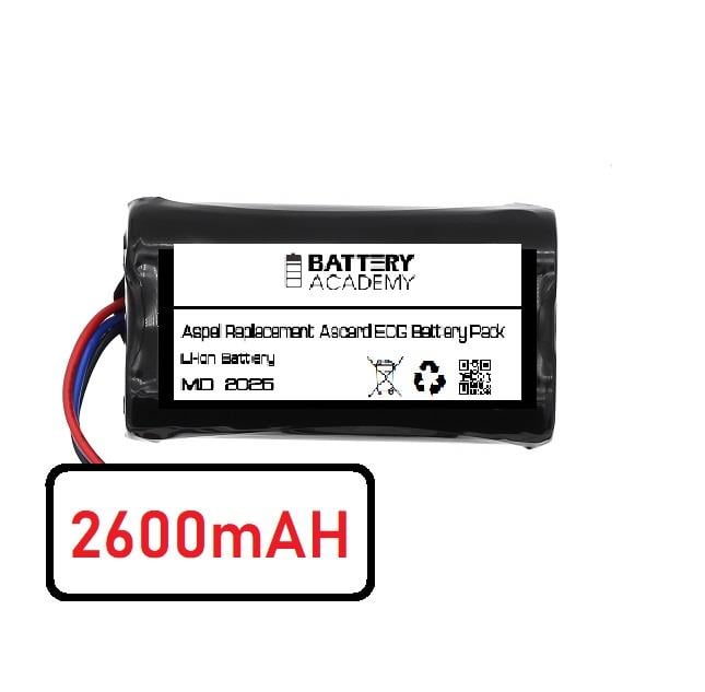 Aspel AsCard EKG Uyumlu Li-ion Medikal Batarya