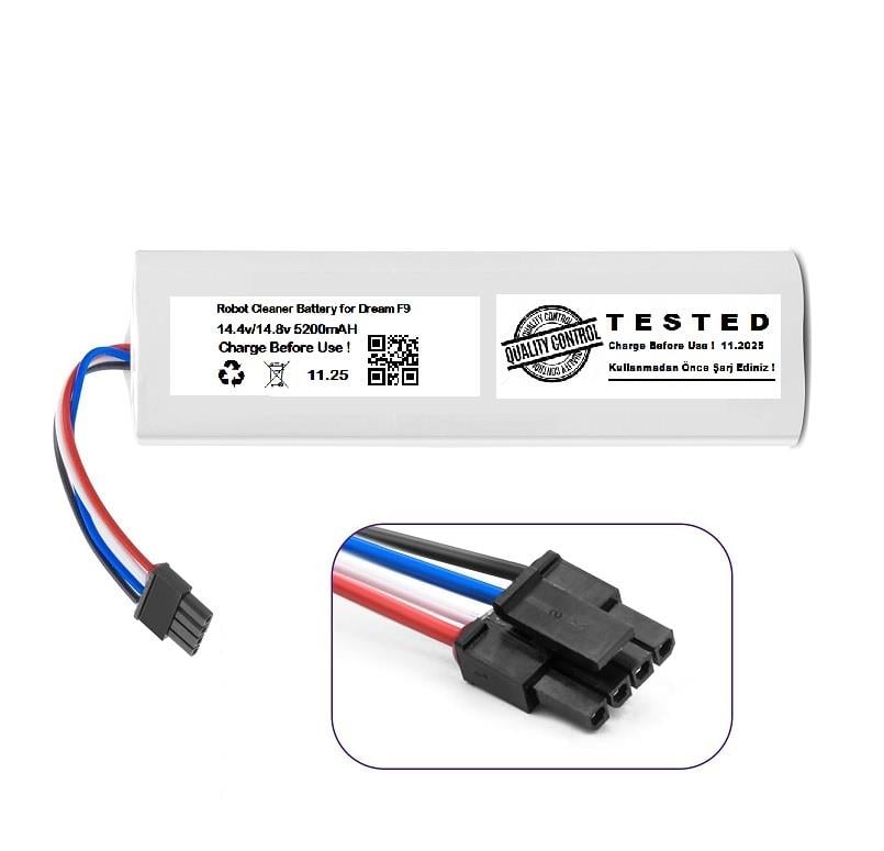 Dream F9 Uyumlu 5200mah Pil Robot Süpürge Pili