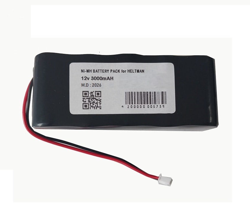 Heltmann Transvent Ventilatör Uyumlu 12V 3000mAh Medikal Batarya - Pilgross