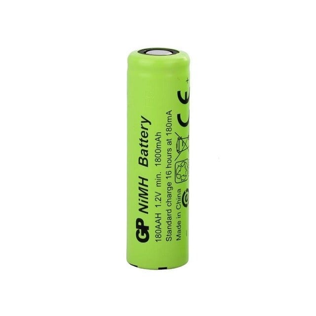 GP 180AAH AA Size 1.2V 1800mAh-Ni-Mh Başlıksız Şarjlı PilGP 180AAH AA Size 1.2V 1800mAh-Ni-Mh Başlıksız Şarjlı PilNi-MH Piller