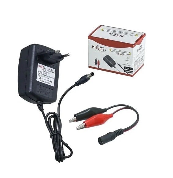 Hightek HT-5057 12V (13.8V) 2.5A Akü Şarj AdaptörüHightek 12V 2.5A Akü Şarj Adaptörü HT-5057Akü Şarj Cihazları 