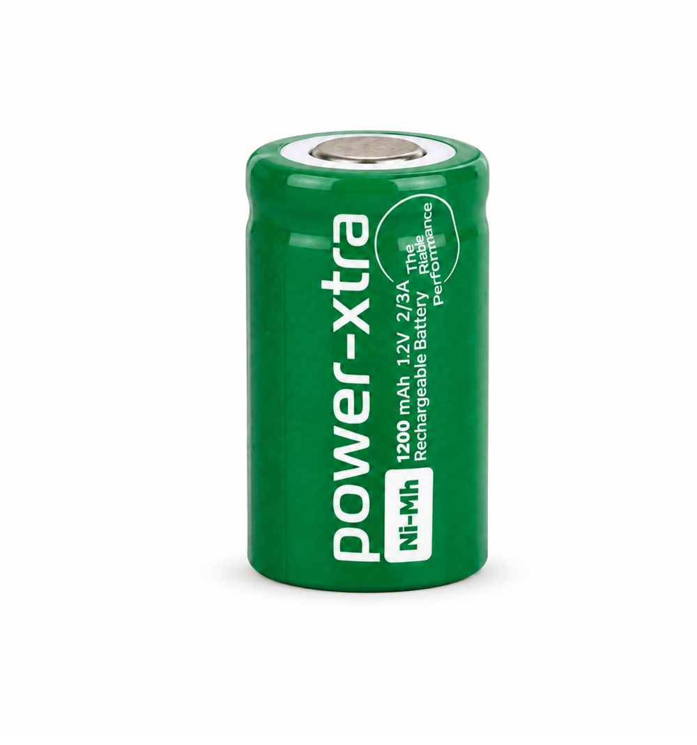 Power-Xtra 2/3A 1200mAh 1.2V Ni-MH Başsız Şarjlı PilPower-Xtra 2/3A 1200mAh 1.2V Ni-MH Başsız Şarjlı PilNi-MH Piller