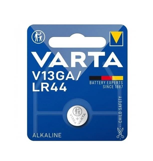 Varta 4276 V13GA LR44 1.5V Alkalin Pil Tekli Blister AmbalajVarta 4276 V13GA LR44 1.5V Alkalin Pil Tekli