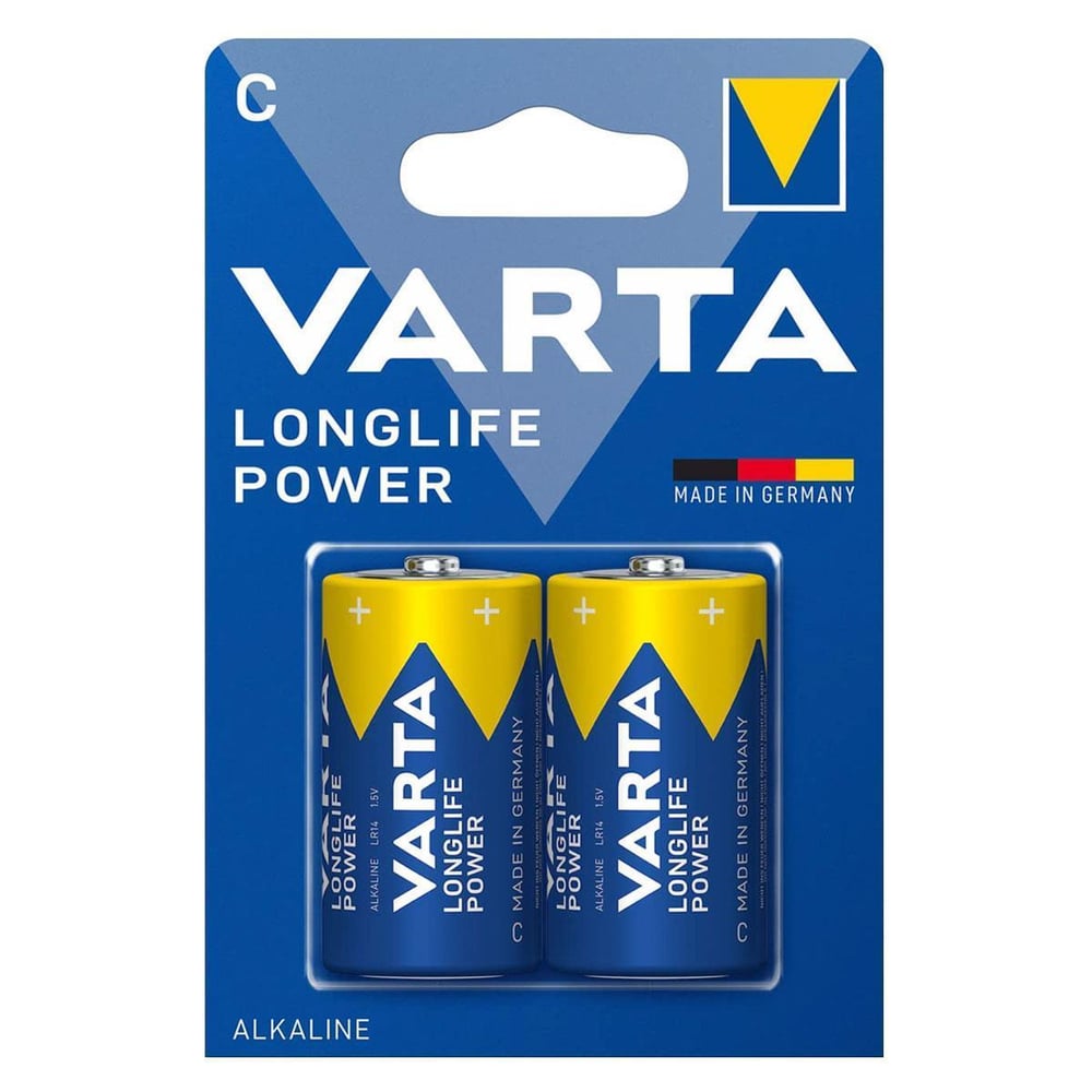 Varta 4914 Longlife Power Alkalin C Orta Boy Pil 2li Paket