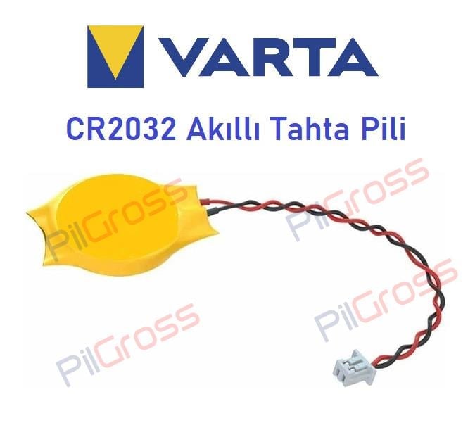 Varta Pilli Etkileşimli Akıllı Tahta Pili CR2032 3V Lityum Li-MnO2 Button Pil