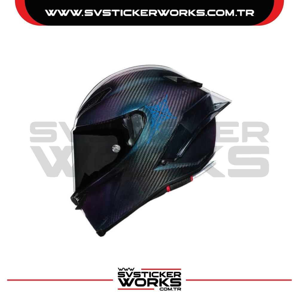 Haç Sticker Kask Sticker Kasklar Uyumlu Tek Yön 1 Adet