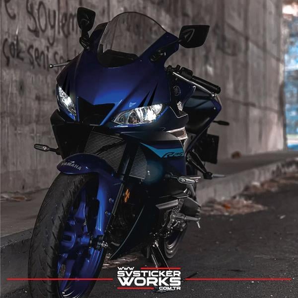 Motor Kaş Sticker Motor Sticker Tüm Motorlara Uyumlu Sağ Sol Göz Sticker