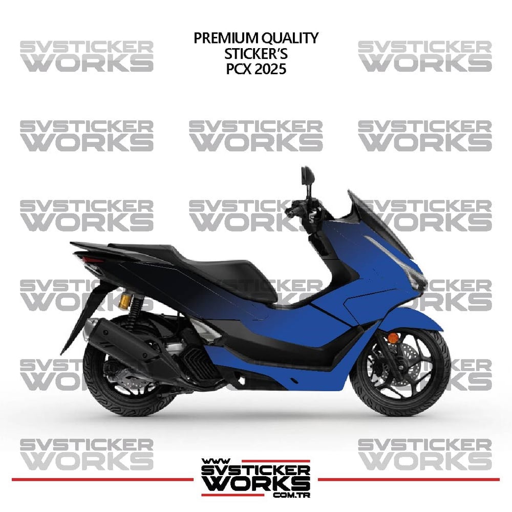  HONDA PCX 2025 Kaplama Sticker Çift Renk Motor Kaplama Modeli Hazır Kit Yüksek Kalite