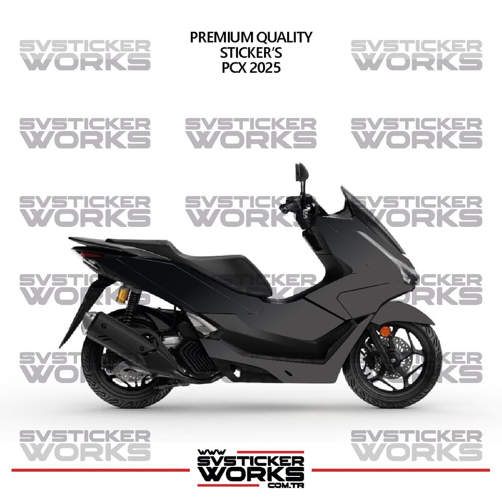  HONDA PCX 2025 Kaplama Sticker Çift Renk Motor Kaplama Modeli Hazır Kit Yüksek Kalite