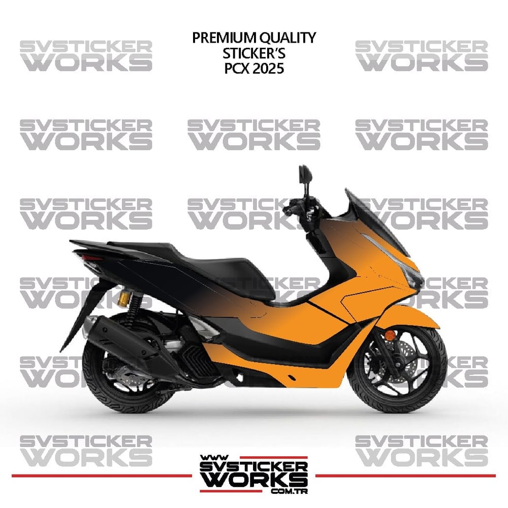  HONDA PCX 2025 Kaplama Sticker Çift Renk Motor Kaplama Modeli Hazır Kit Yüksek Kalite