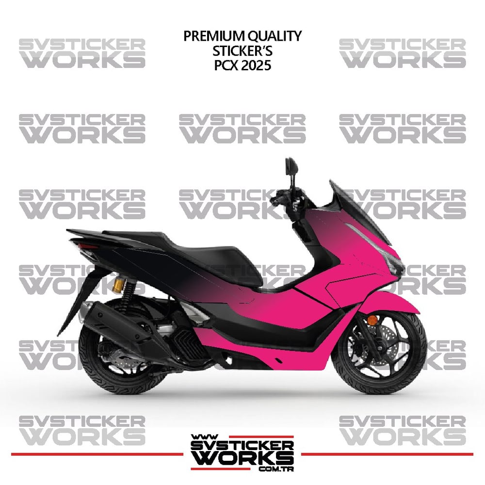  HONDA PCX 2025 Kaplama Sticker Çift Renk Motor Kaplama Modeli Hazır Kit Yüksek Kalite
