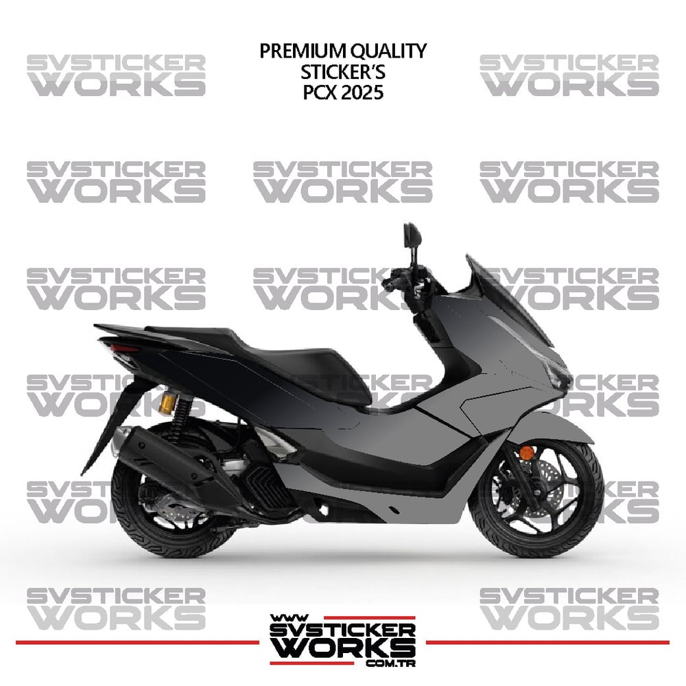 HONDA PCX 2025 Kaplama Sticker Çift Renk Motor Kaplama Modeli Hazır Kit Yüksek Kalite
