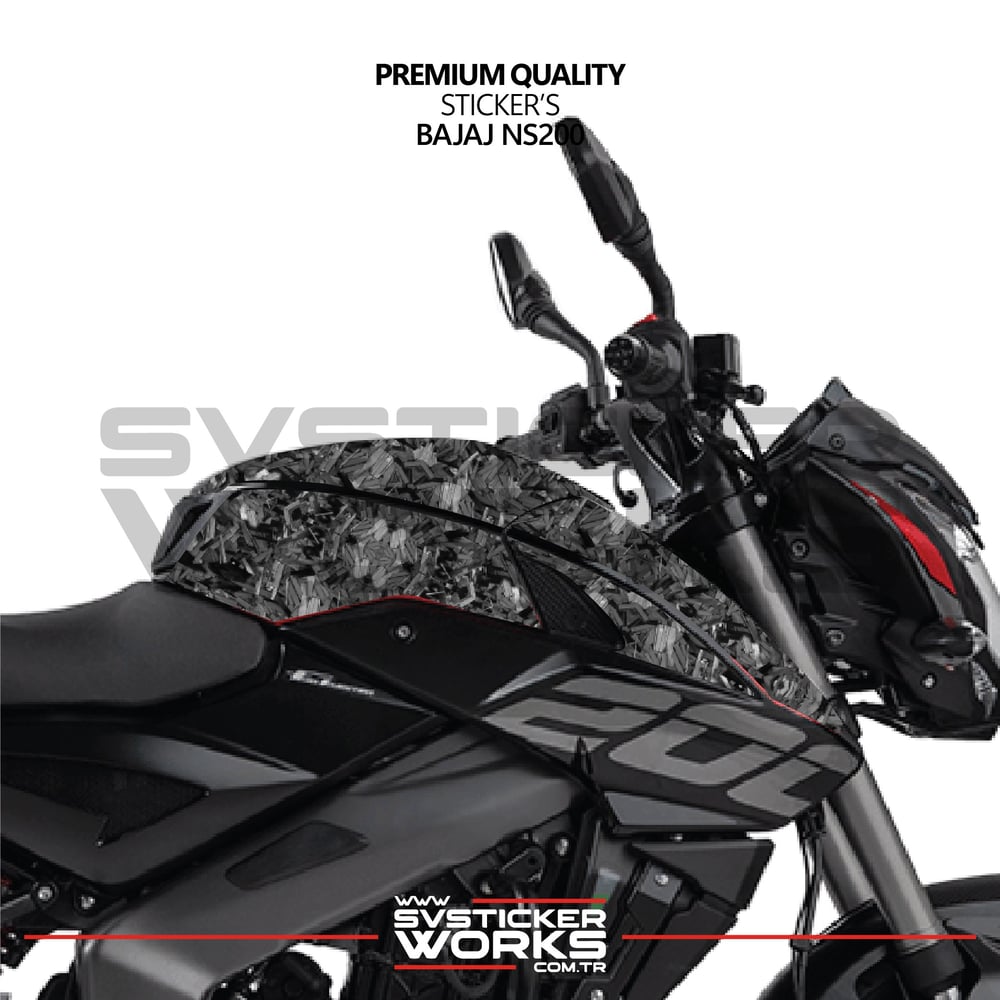 Bajaj NS200 Forged Kaplama Etiket Sticker Modeli Full Depo