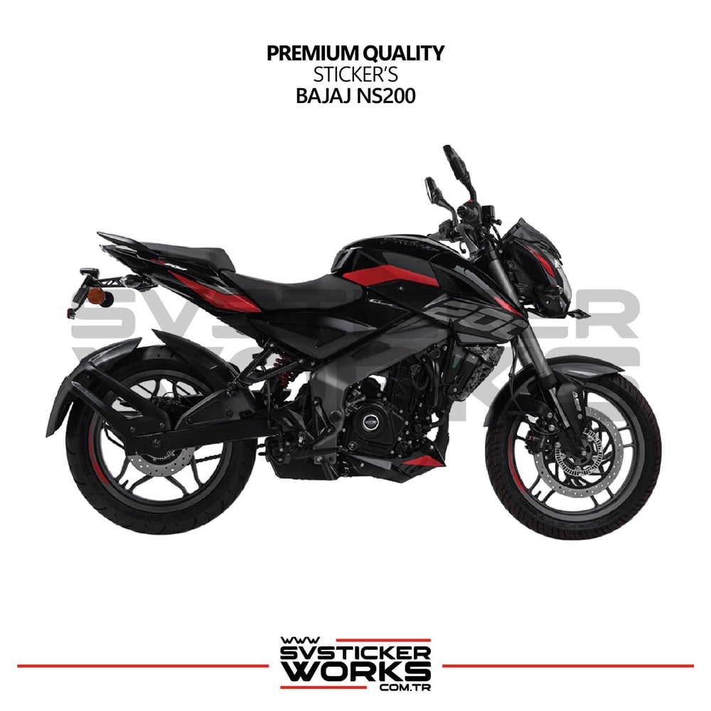 Bajaj NS200 Forged Kaplama Etiket Sticker Modeli Ön Radyatör Kapağı