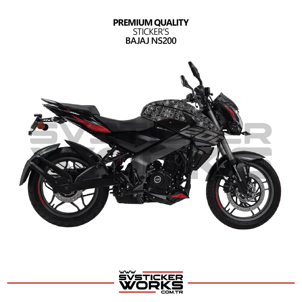Bajaj NS200 Forged Kaplama Etiket Sticker Modeli Full Depo