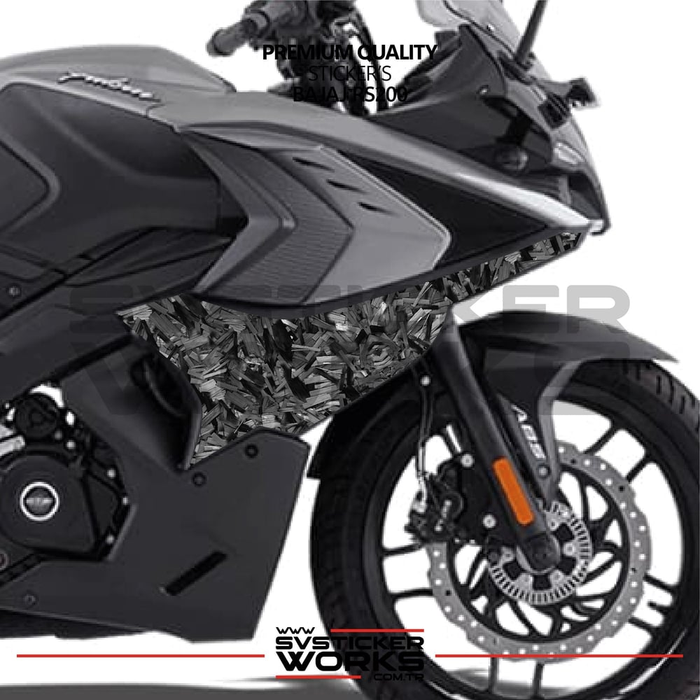 Bajaj RS200 Forged Kaplama Etiket Sticker Modeli Yan Grenaj