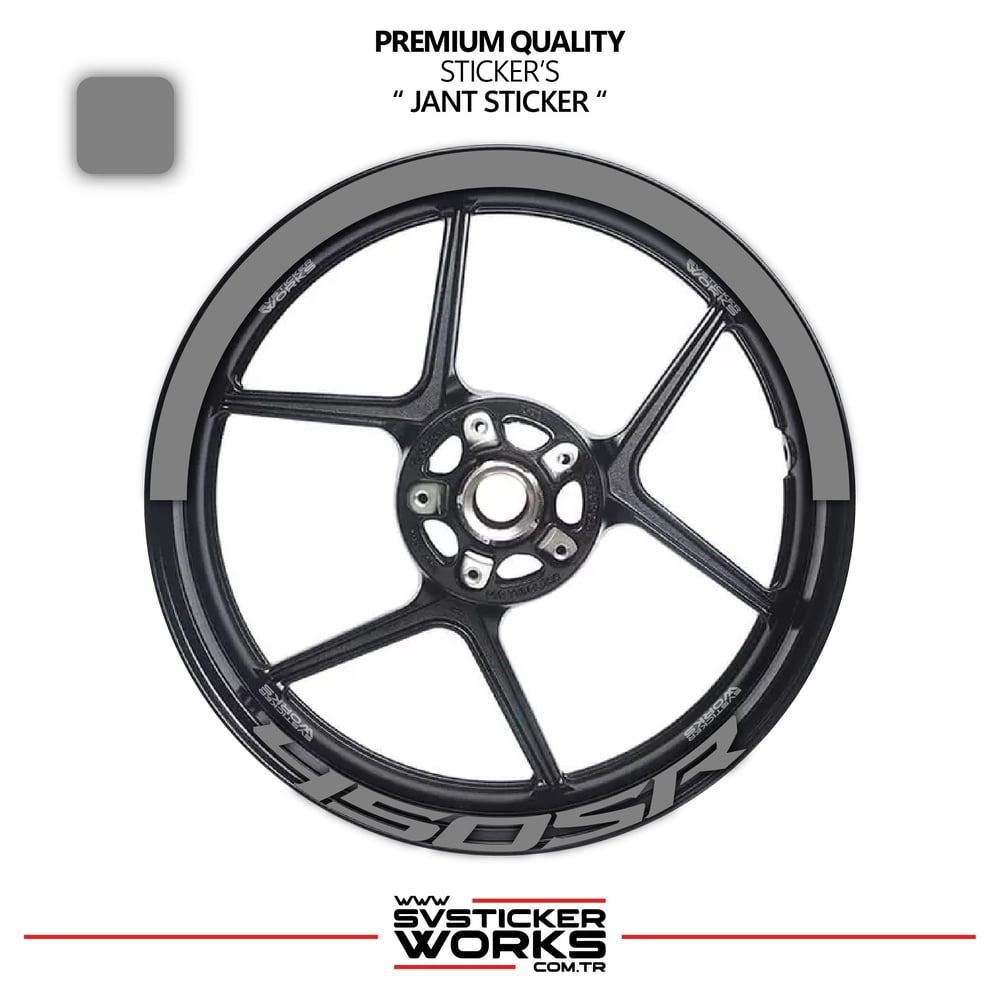Cfmoto 450Sr Jant Şeridi – Yarım Jant Kaplama & 450Sr Yazı Sticker Seti