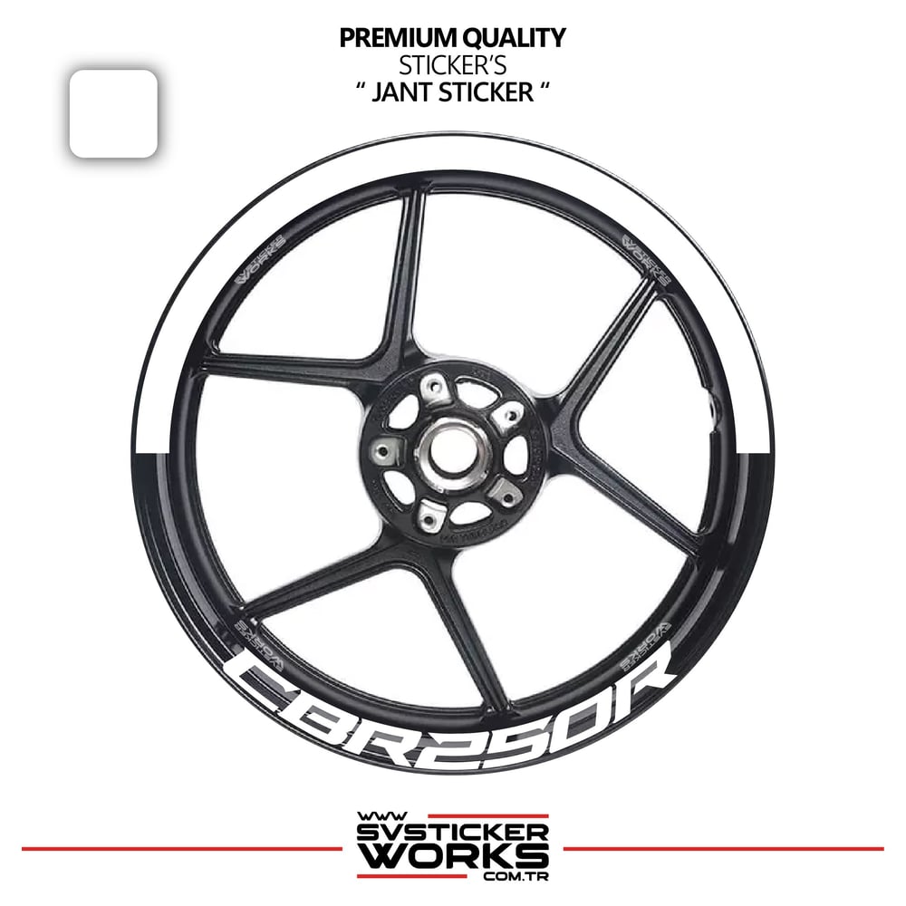 Honda Cbr 250 R Jant Şeridi – Yarım Jant Kaplama & Cbr 250 R Yazı Sticker Seti