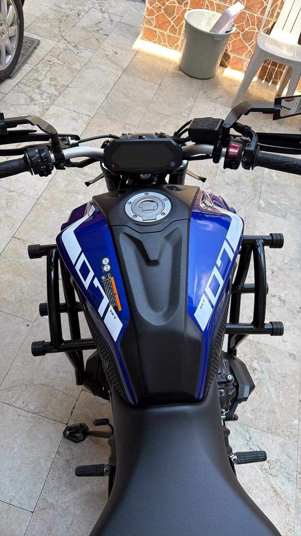 YAMAHA MT-07 DEPO STİCKER ETİKET MODELİ 2021-2024 GEN3 UYUMLU