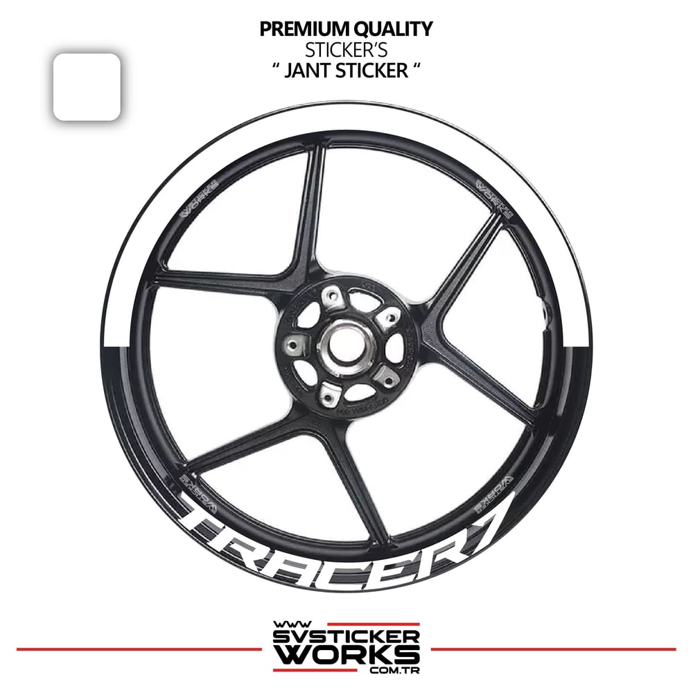 Yamaha Tracer 7 Jant Şeridi – Yarım Jant Kaplama & Tracer 7 Yazı Sticker Seti