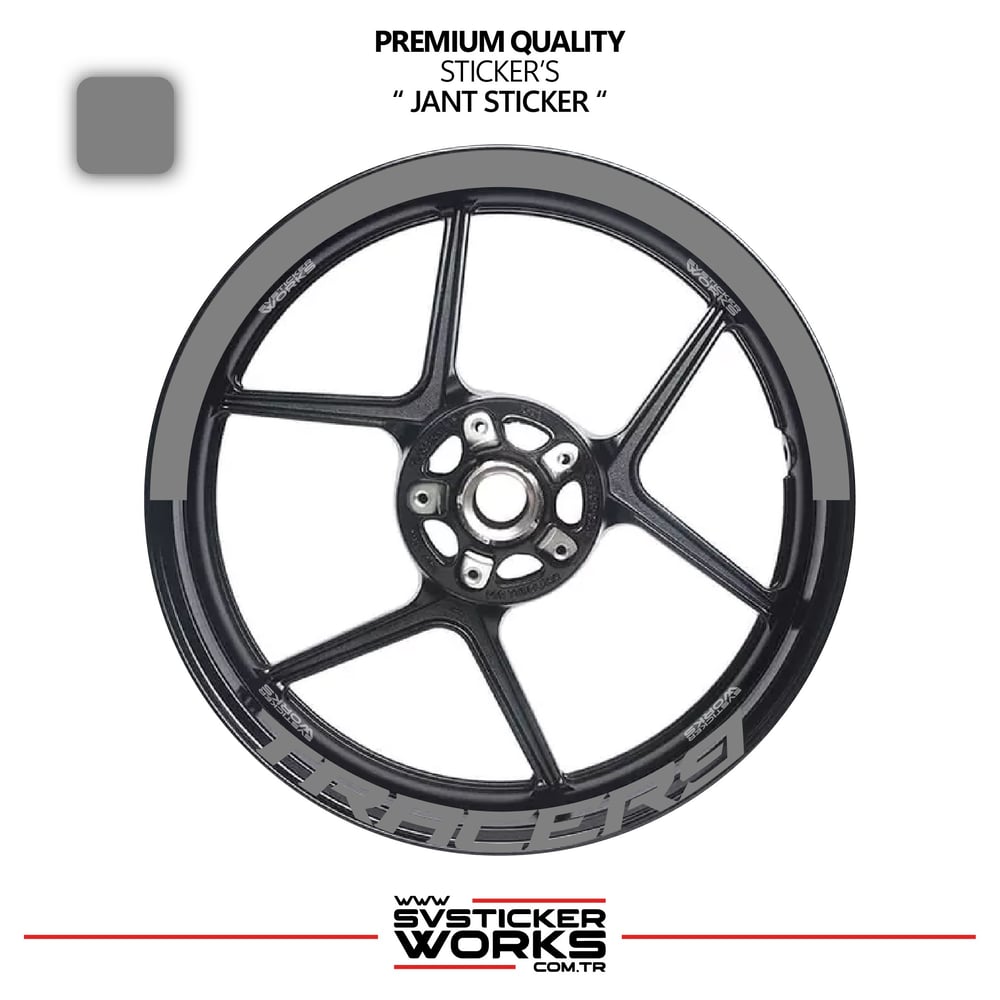 Yamaha Tracer 9 Jant Şeridi – Yarım Jant Kaplama & Tracer 9 Yazı Sticker Seti