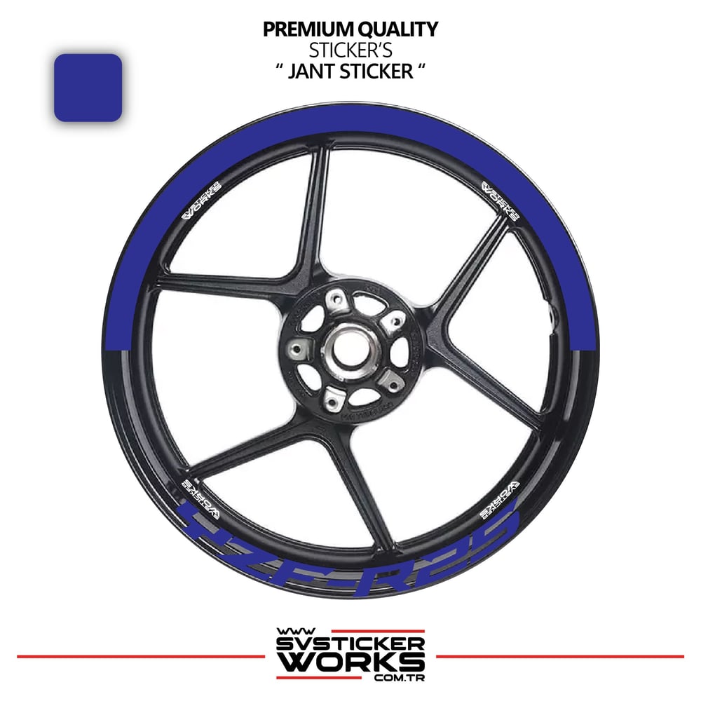 Yamaha Yzf-R25 Jant Şeridi – Yarım Jant Kaplama & Yzf-R25 Yazı Sticker Seti