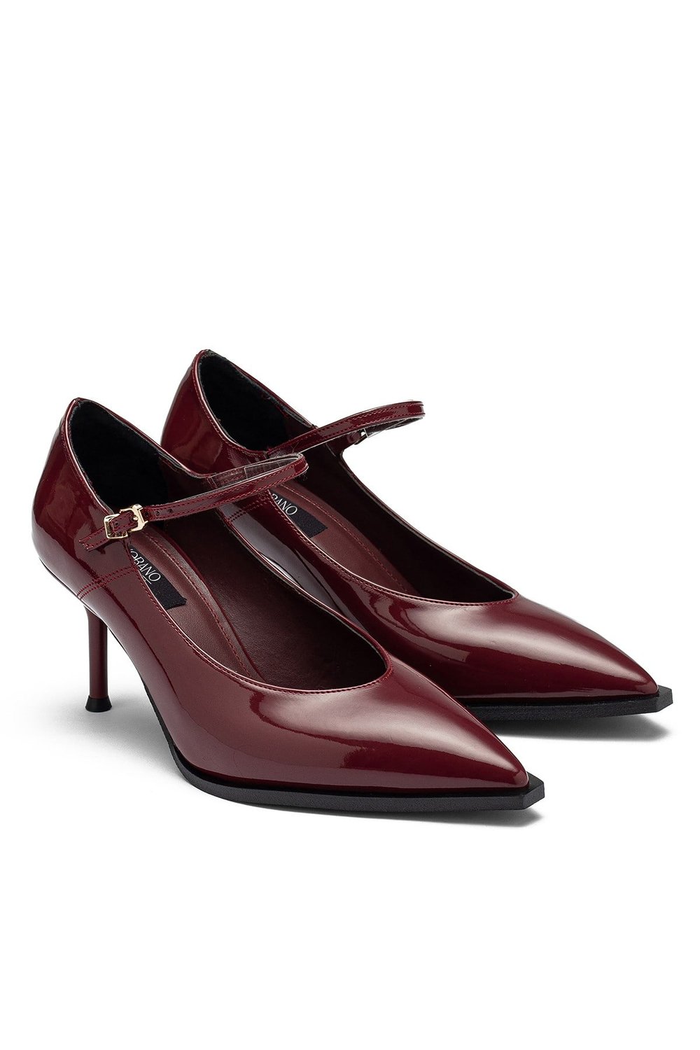 Kadın Bantlı Sade Topuklu Stiletto Ayakkabı 1325
