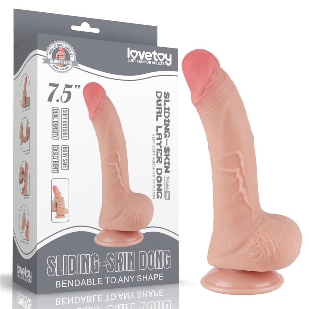 7.5'' Kayar Deri Çift Katmanlı Dong Flesh 1