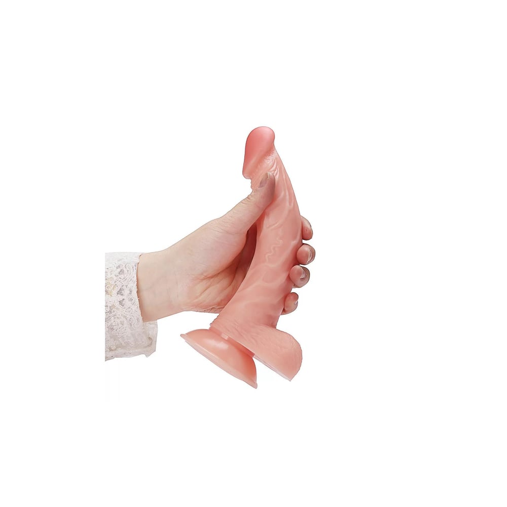 GORDON Dildo Gerçekçi Et Dokusunda Damarlı Realistik Penis 20 CM
