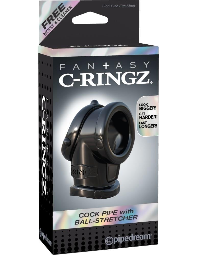 Top Gerdirmeli Siyah Dildo Borusu
