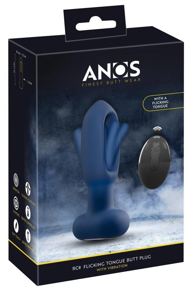 Uzaktan Kumandalı Flicking Tongue Anal Anal Plug