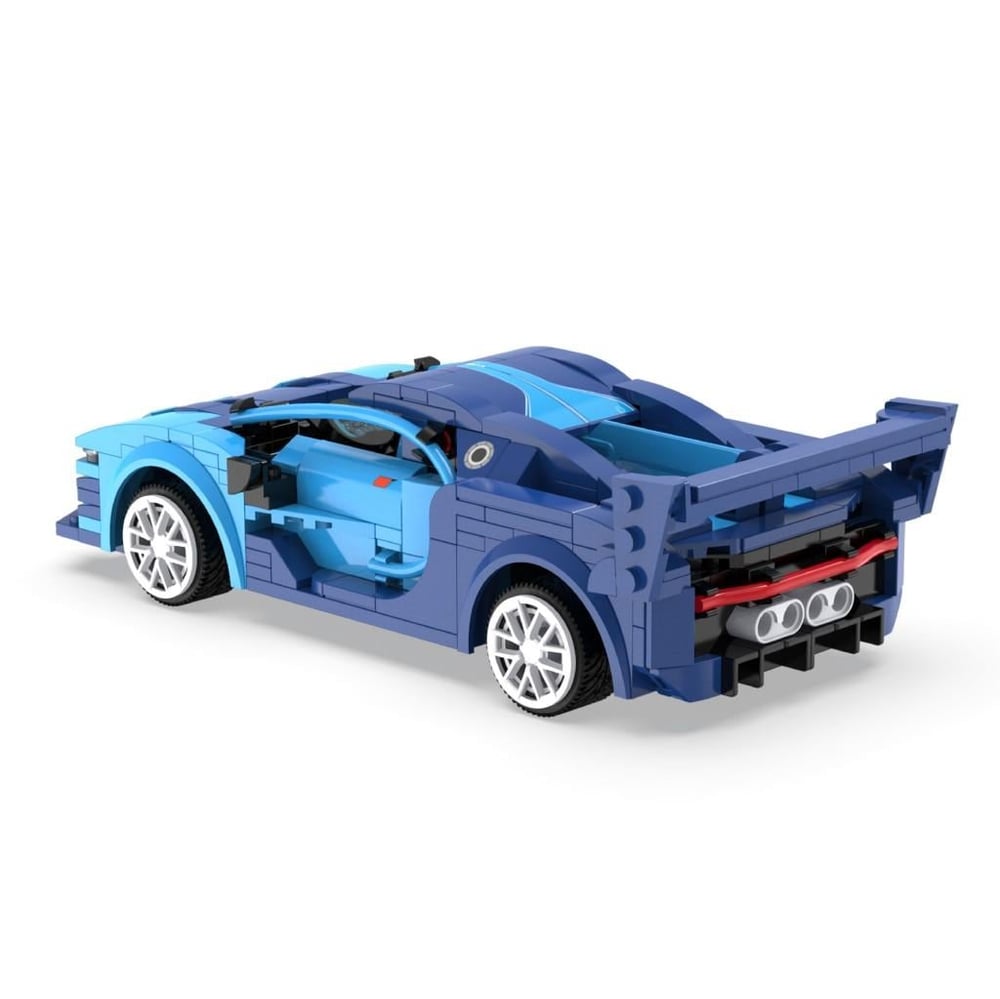CADA Blue Race Car 325 PARÇA BLOCK OYUNCAK