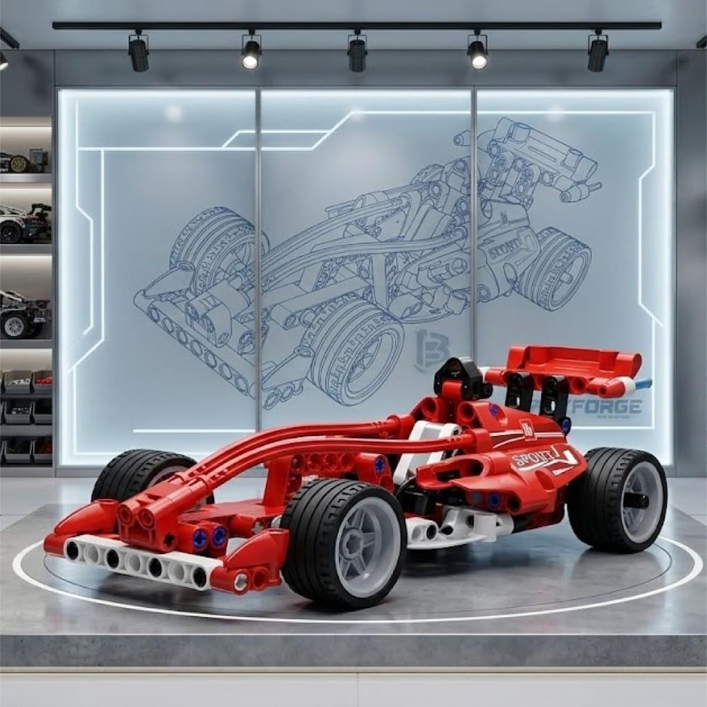 CADA FORMULA YARIŞ ARABASI ÇEK BIRAK  144 PARÇA BLOCK OYUNCAK