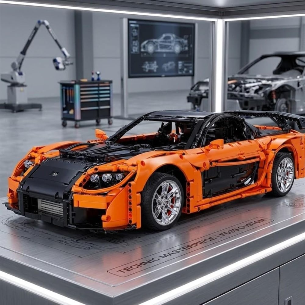 CADA Mazda RX-7  3305 PARÇA BLOCK OYUNCAK