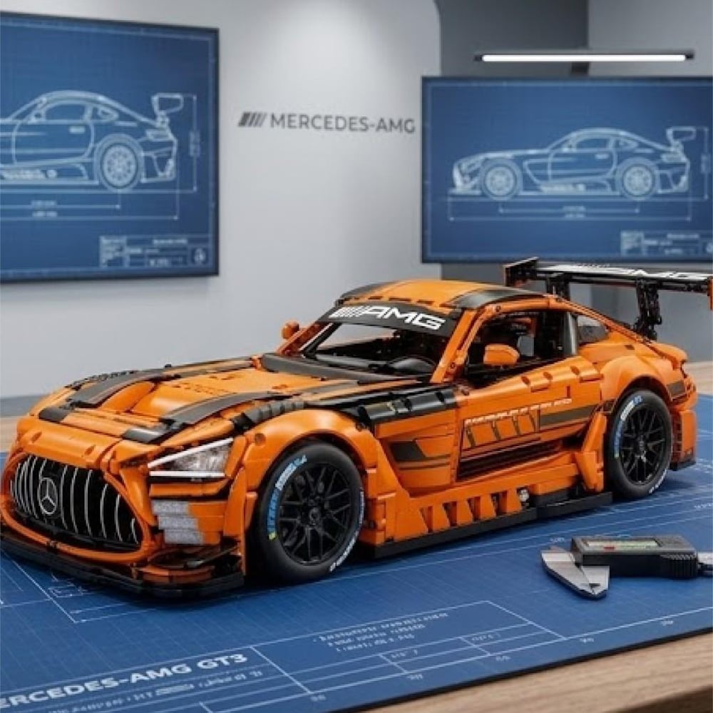 CADA Mercedes-AMG GT3-5466 PARÇA BLOCK OYUNCAK